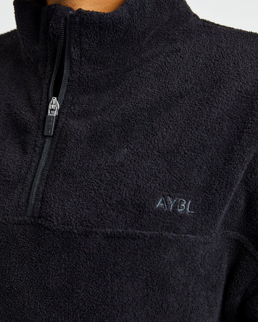 AYBL Effortless Oversized Fleece Zwart | 6305972-TI