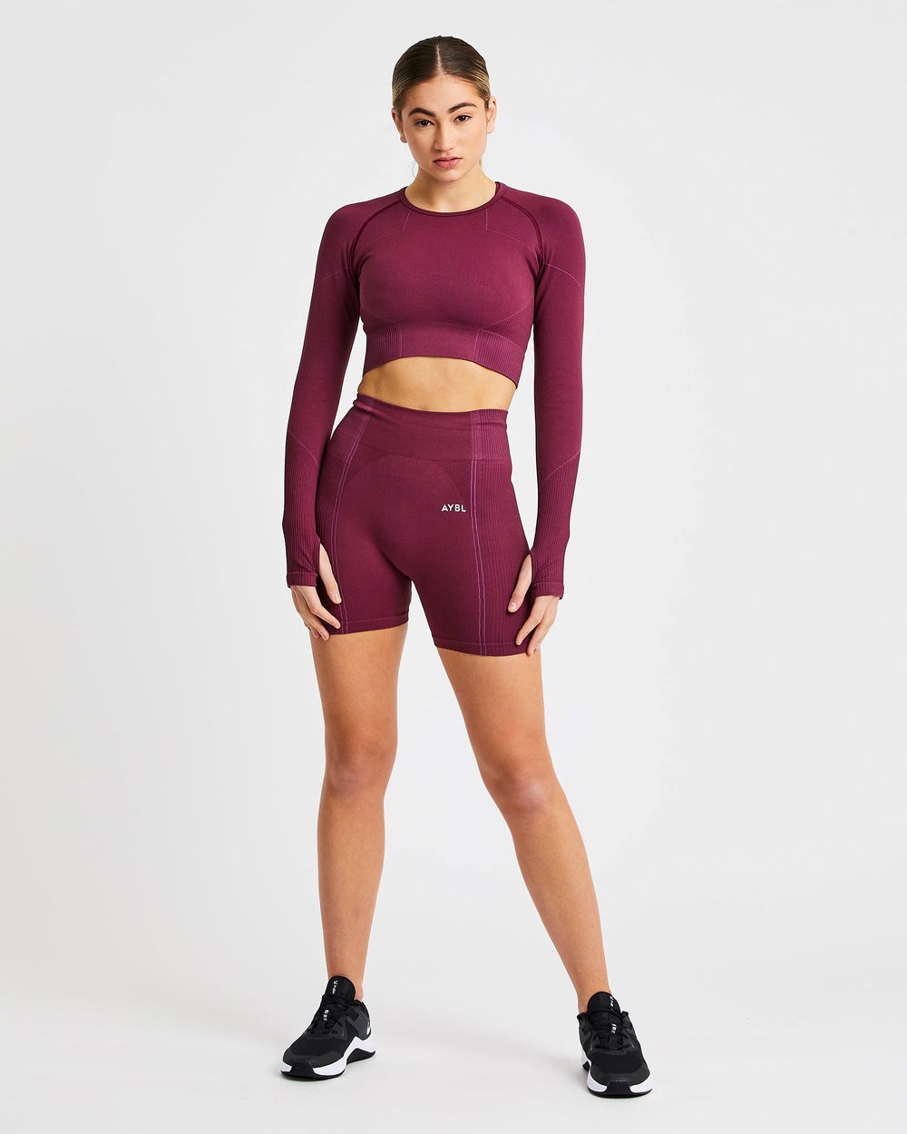 AYBL Reflex Seamless Shorts Plum | 5940317-OP