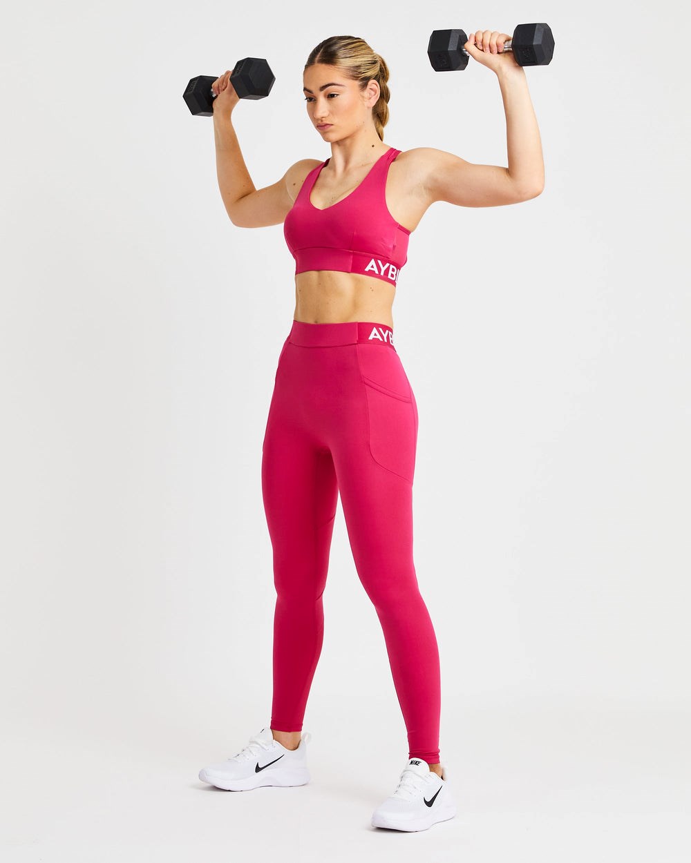 AYBL Training Sports Bra Raspberry | 8014263-LK