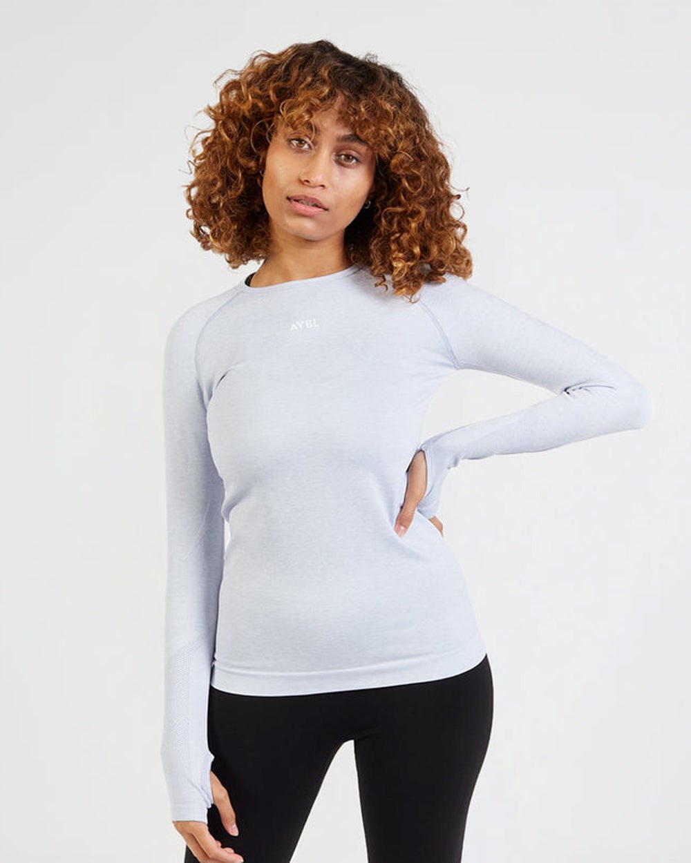 AYBL Motion Seamless Long Sleeve Top Blauw | 1849263-OK