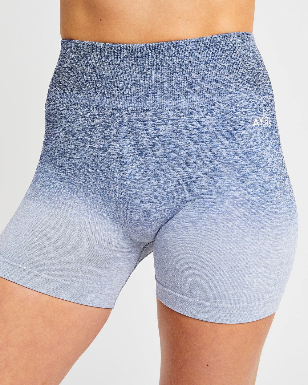 AYBL Pulse Ombré Seamless Shorts Donkerblauw | 0284957-QO