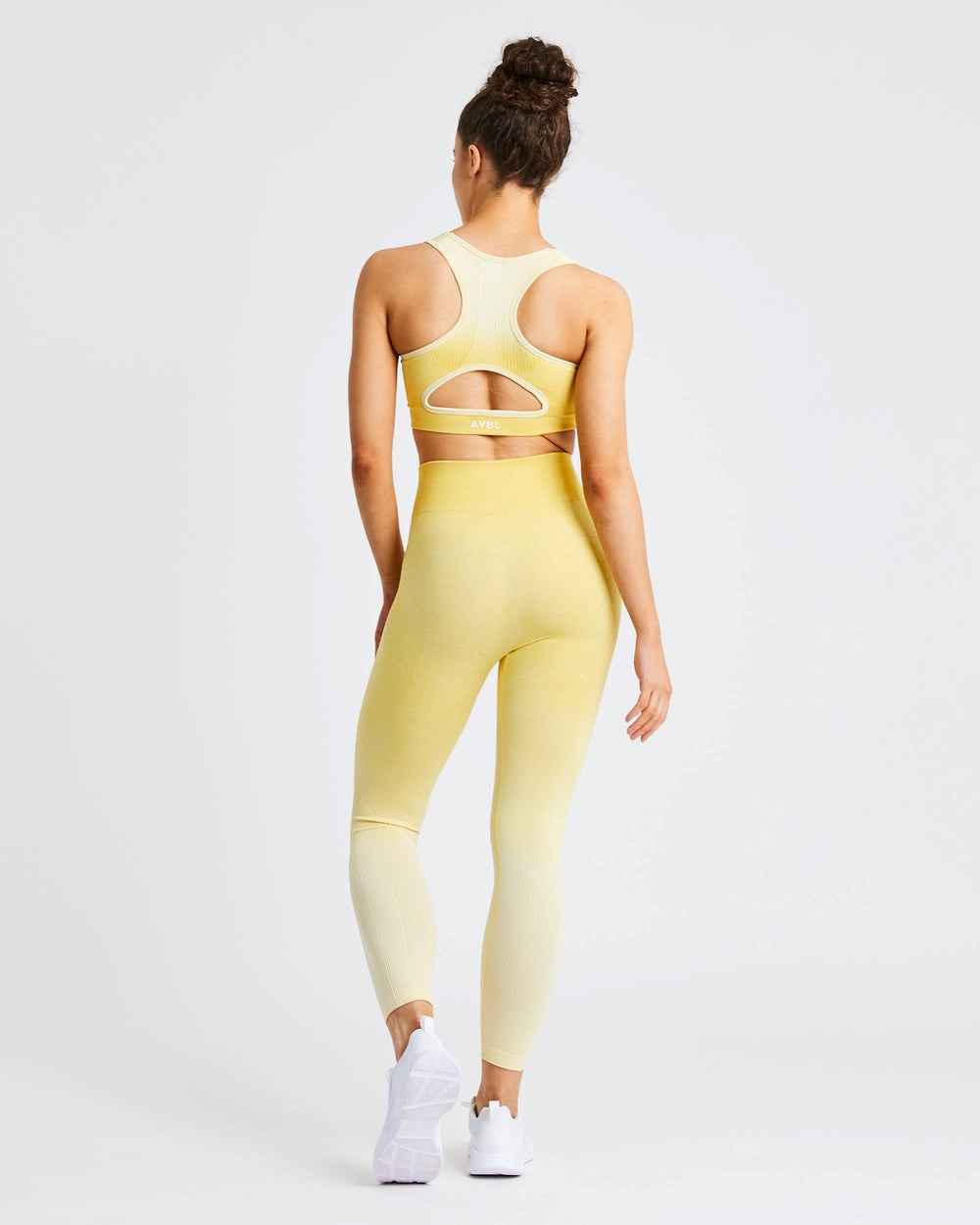 AYBL Pulse Ombré Seamless Leggings Geel | 5329687-TE