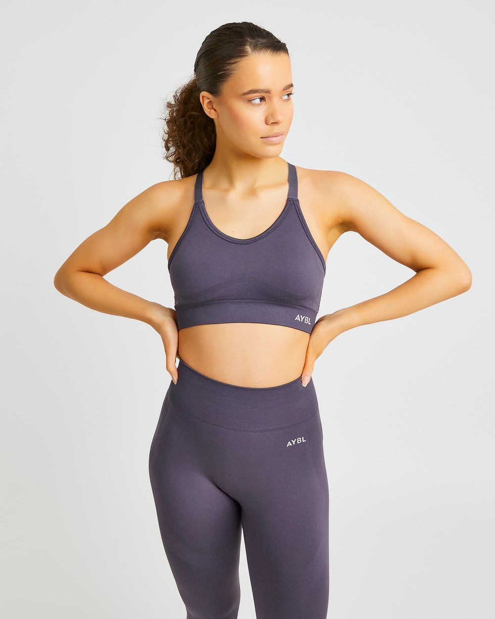 AYBL Reform Seamless Sports Bra Charcoal | 2614503-FK