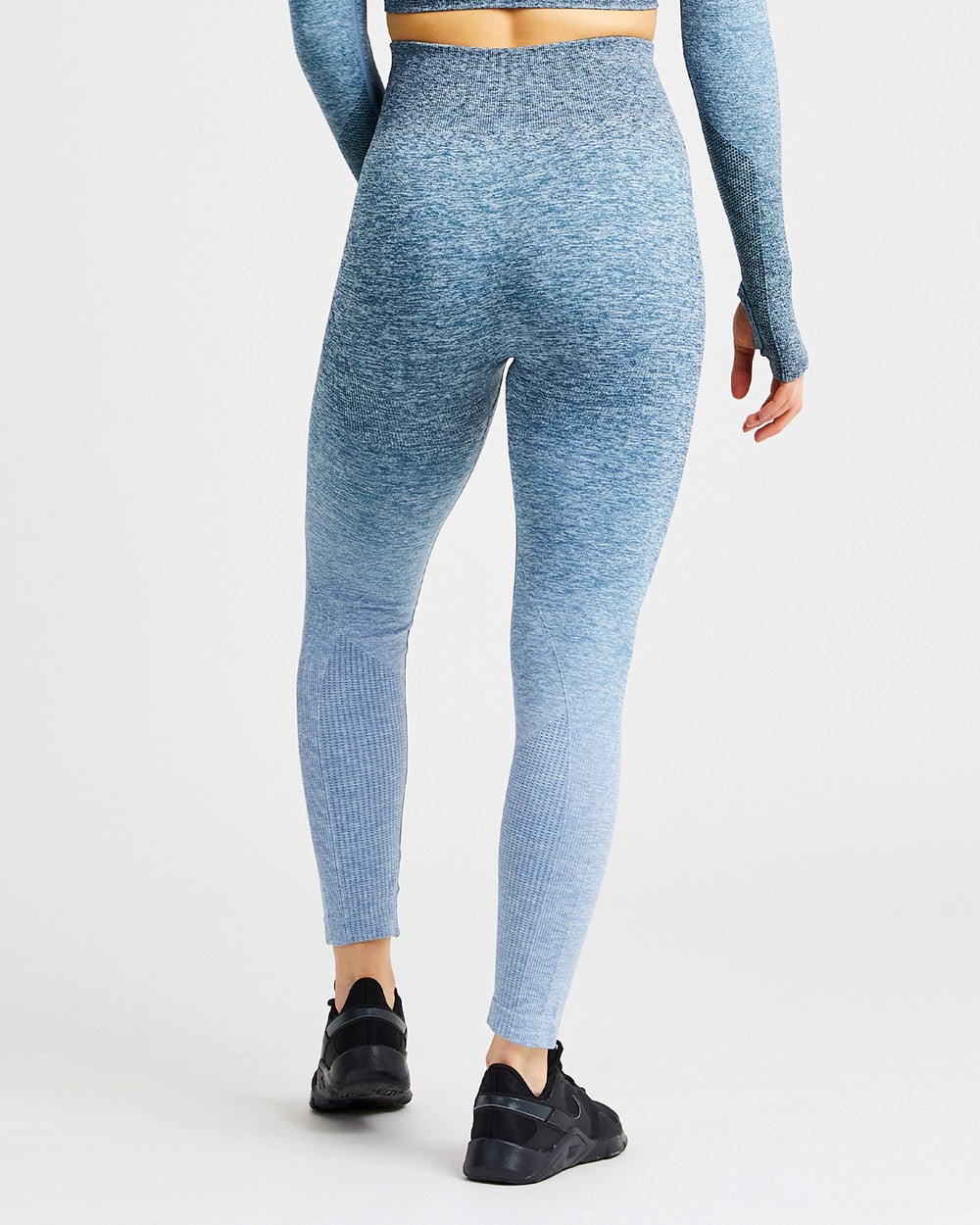 AYBL Pulse Ombré Seamless Leggings Teal | 3819047-PR