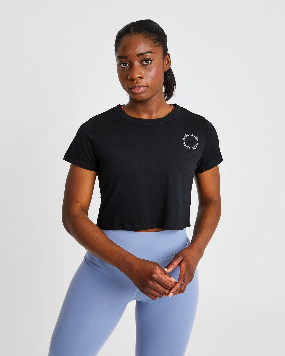 AYBL Element Crop Top Zwart | 8253617-VI