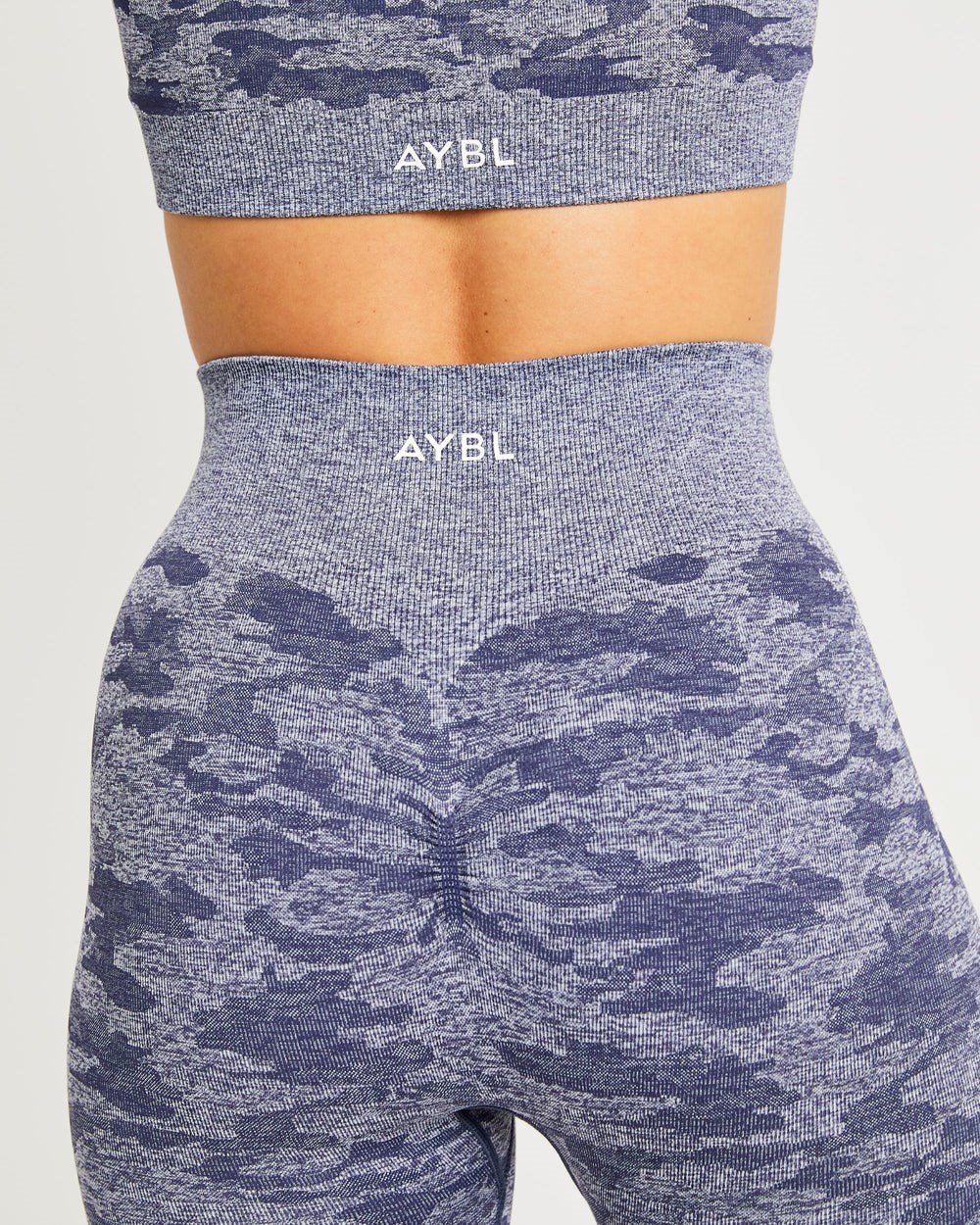 AYBL Evolve Camo Seamless Leggings Donkerblauw | 0576812-LU