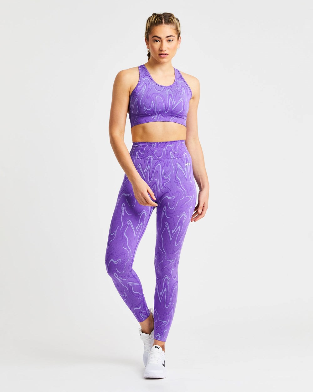 AYBL Velocity Seamless Leggings Paars | 1496083-SR