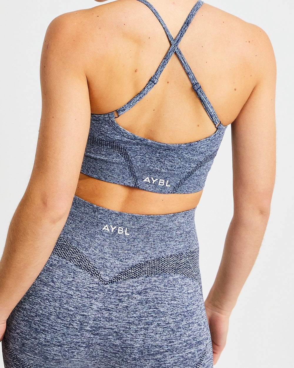 AYBL Motion Seamless Sports Bra Donkerblauw | 9073624-ET