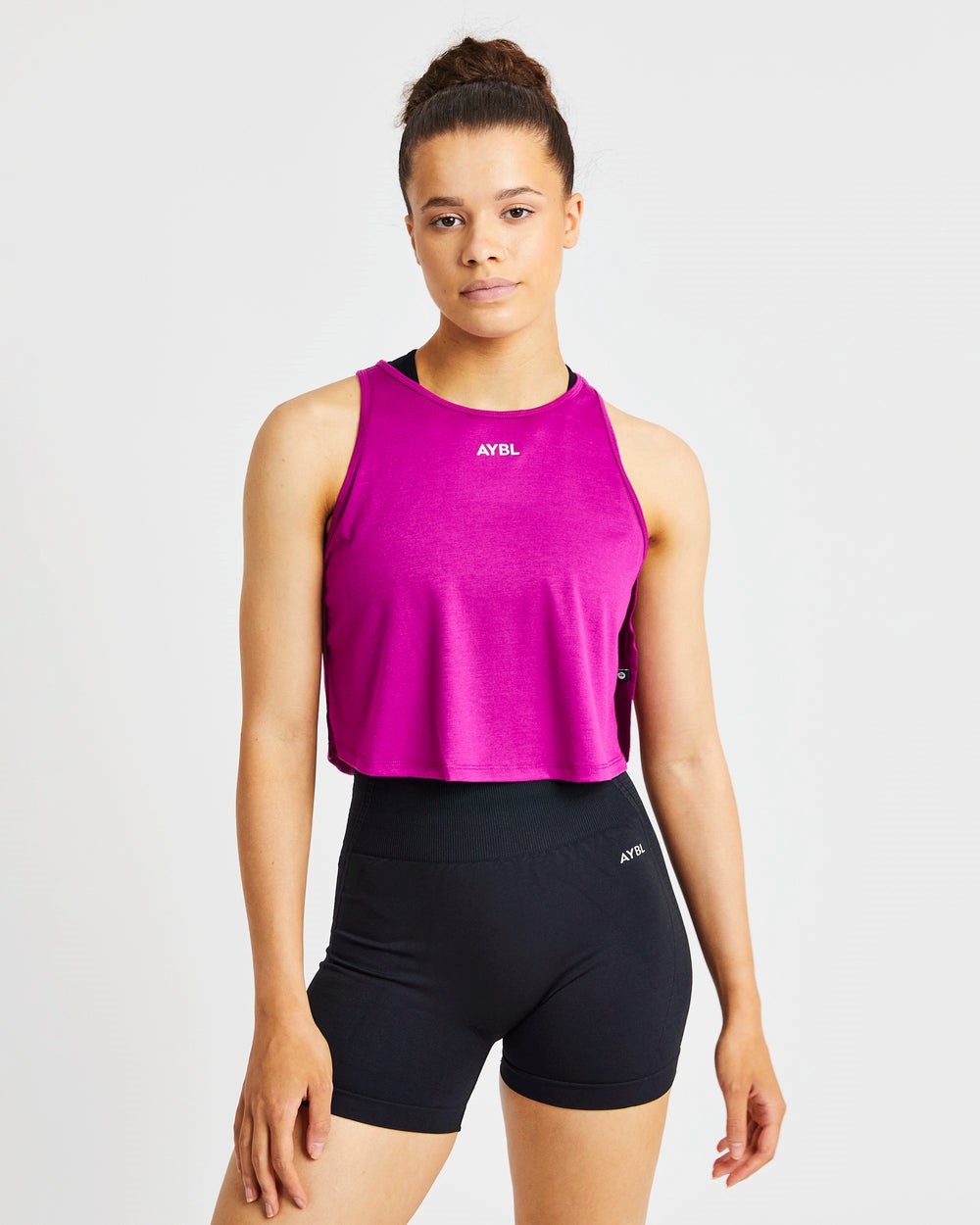 AYBL Strive Crop Vest Magenta | 4812307-JU