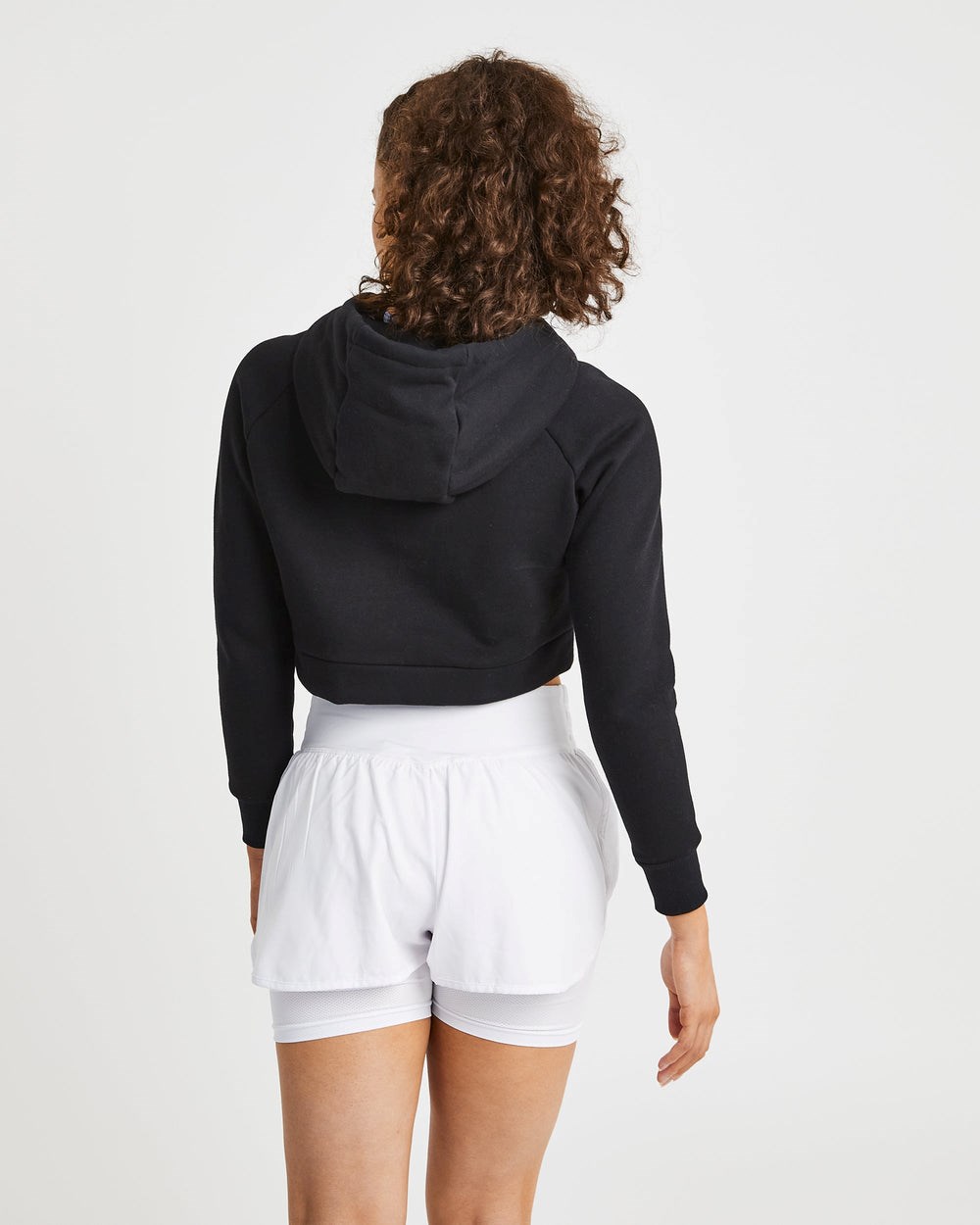 AYBL Staple Crop Hoodie Zwart | 0718459-OS