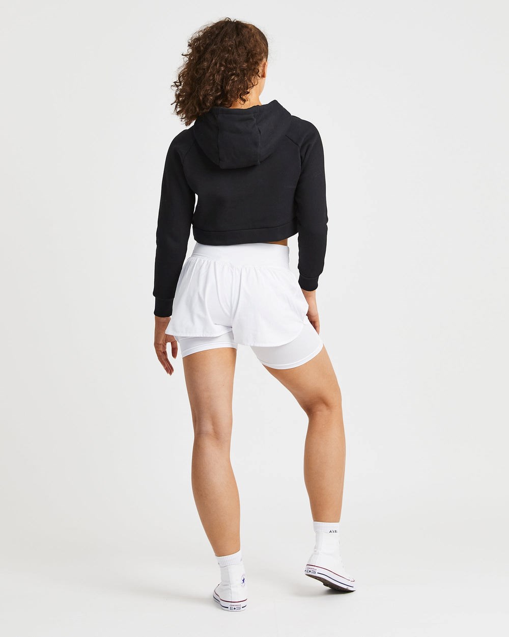 AYBL Staple Crop Hoodie Zwart | 0718459-OS