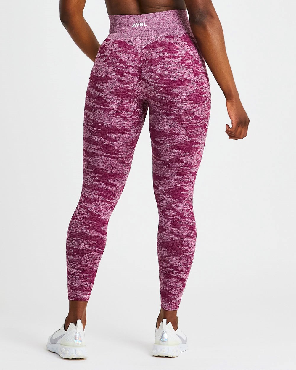 AYBL Evolve Camo Seamless Leggings Bordeaux | 5904278-WG