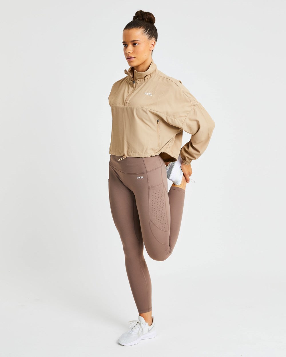 AYBL Everyday 1/2 Zip Pullover Nude | 6874193-MK