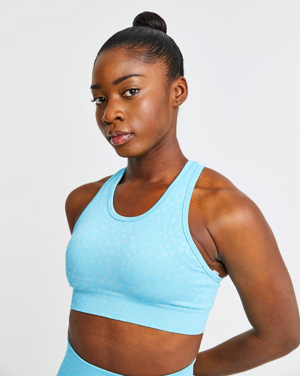 AYBL Evolve Speckle Seamless Sports Bra Lichtblauw | 9723854-DG