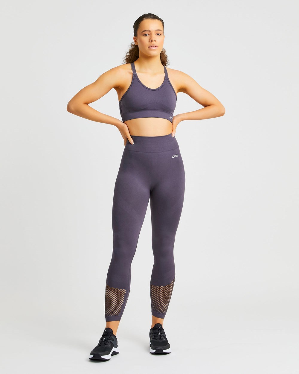 AYBL Reform Seamless Leggings Charcoal | 0631489-JM