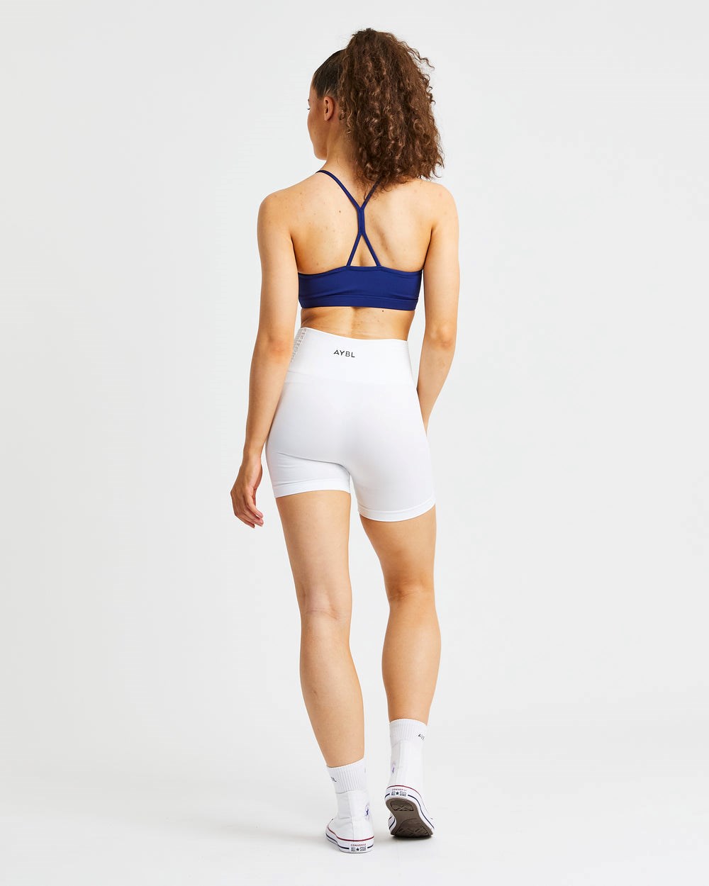 AYBL Essential Ruched Sports Bra Donkerblauw | 0936518-IZ