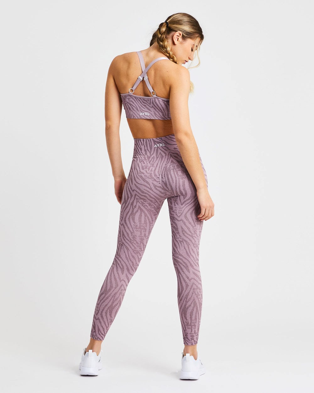 AYBL Evolve Animal Seamless Leggings Mauve Lilac | 0237961-QY