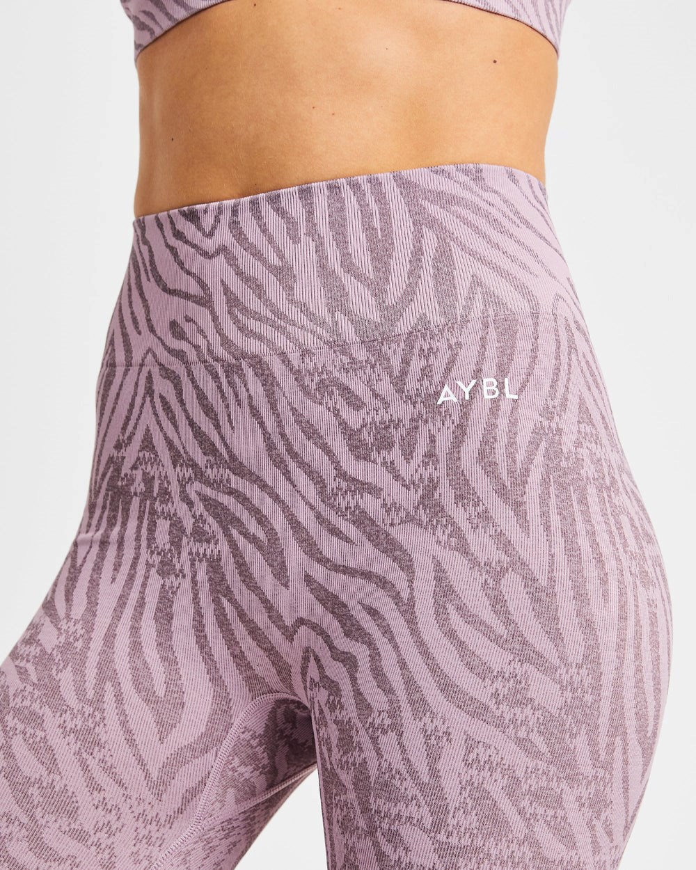 AYBL Evolve Animal Seamless Leggings Mauve Lilac | 0237961-QY