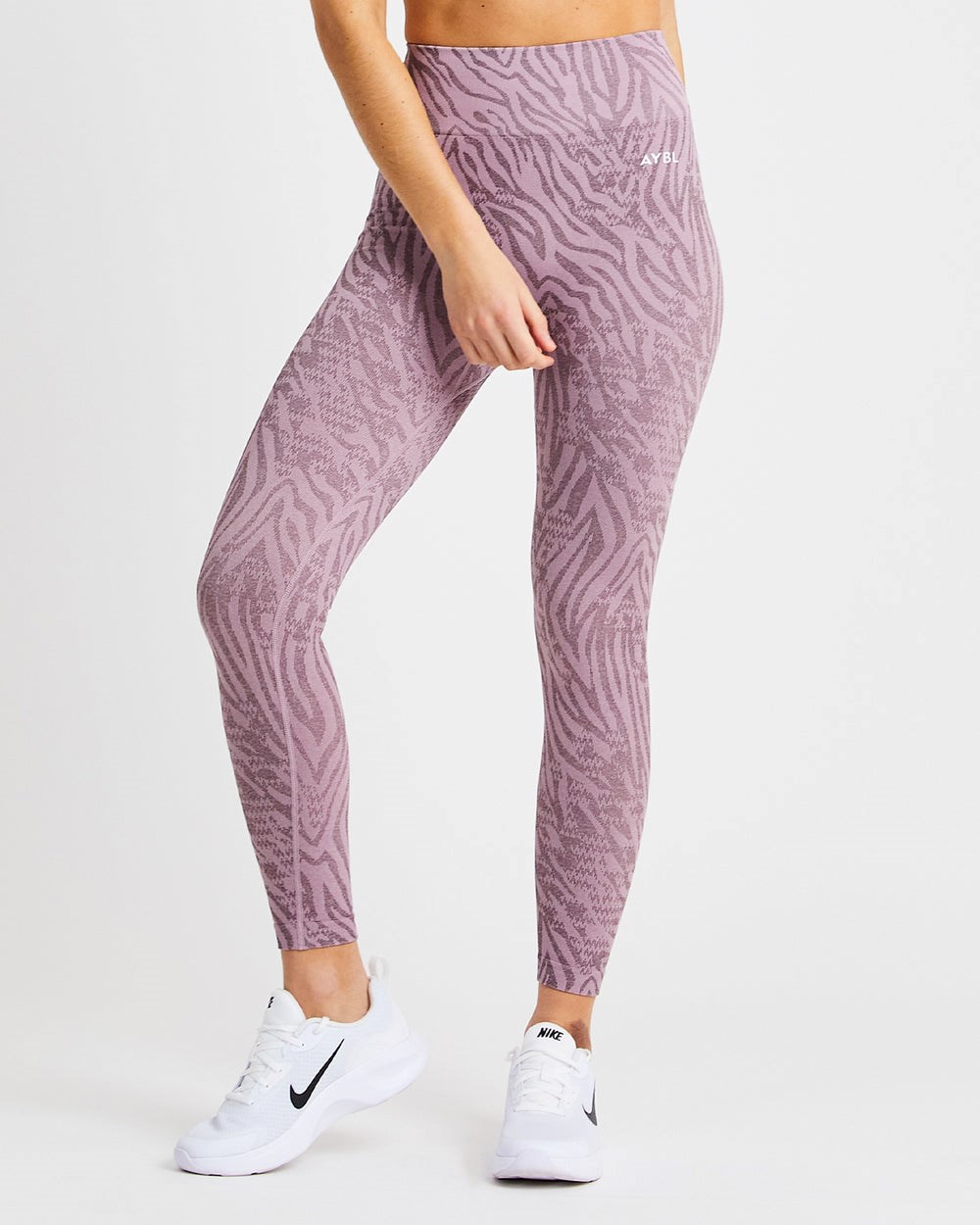 AYBL Evolve Animal Seamless Leggings Mauve Lilac | 0237961-QY