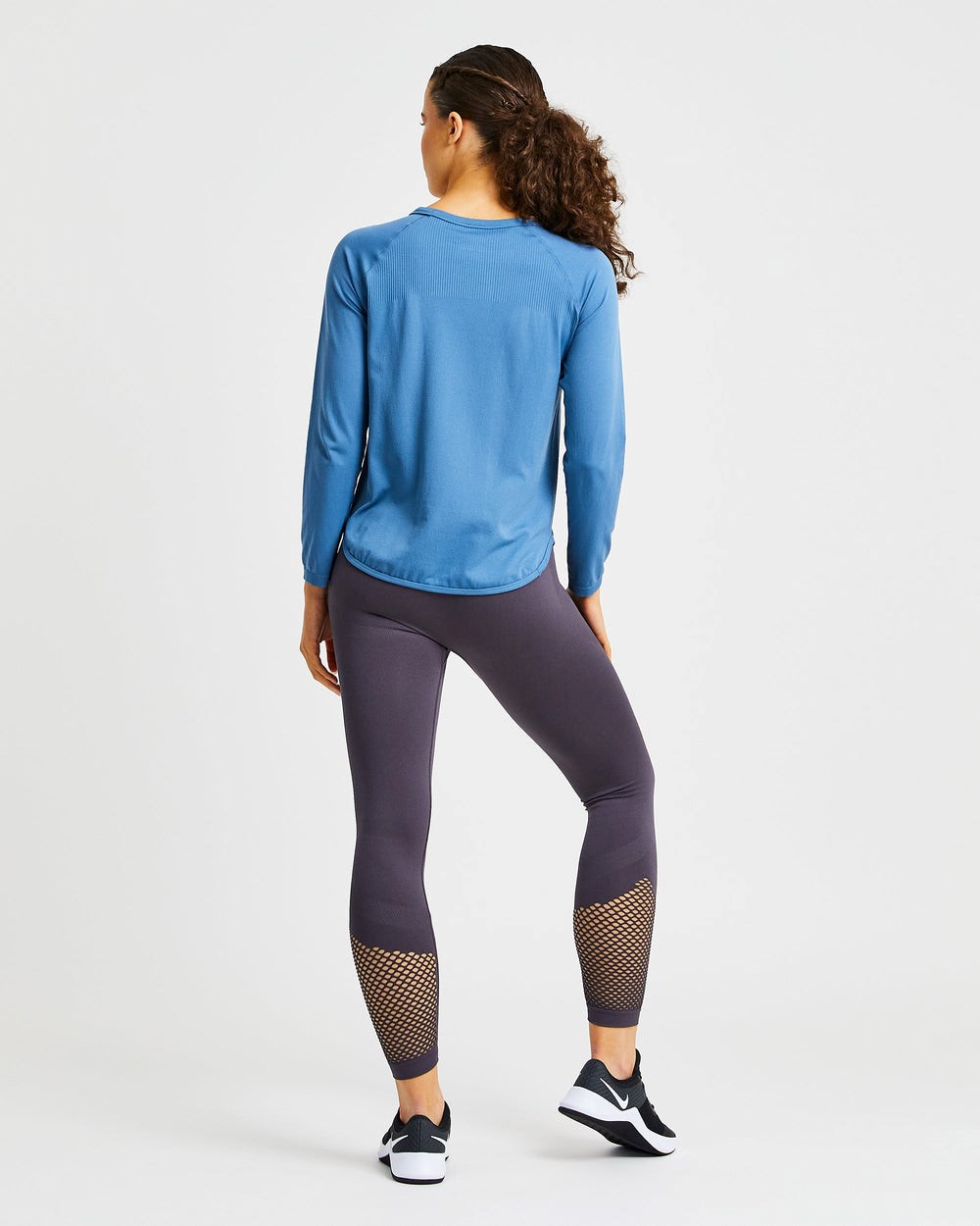 AYBL Reform Seamless Long Sleeve T Shirt Blauw | 0189357-UA