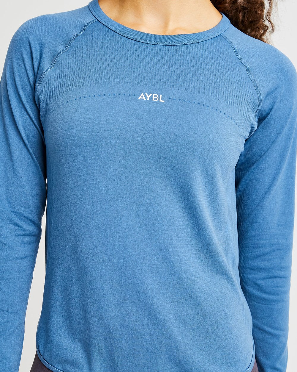 AYBL Reform Seamless Long Sleeve T Shirt Blauw | 0189357-UA