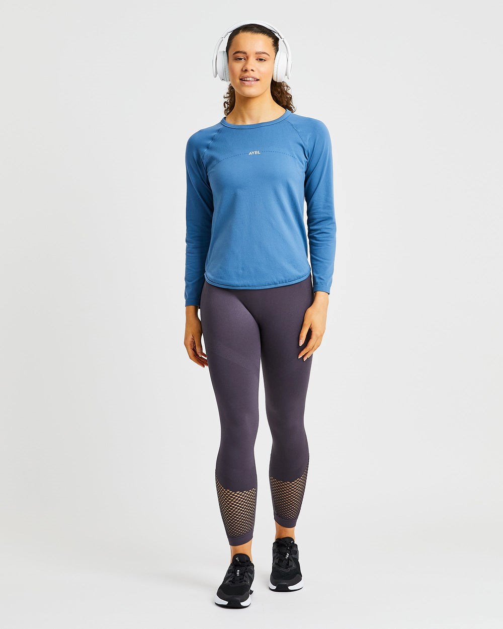 AYBL Reform Seamless Long Sleeve T Shirt Blauw | 0189357-UA