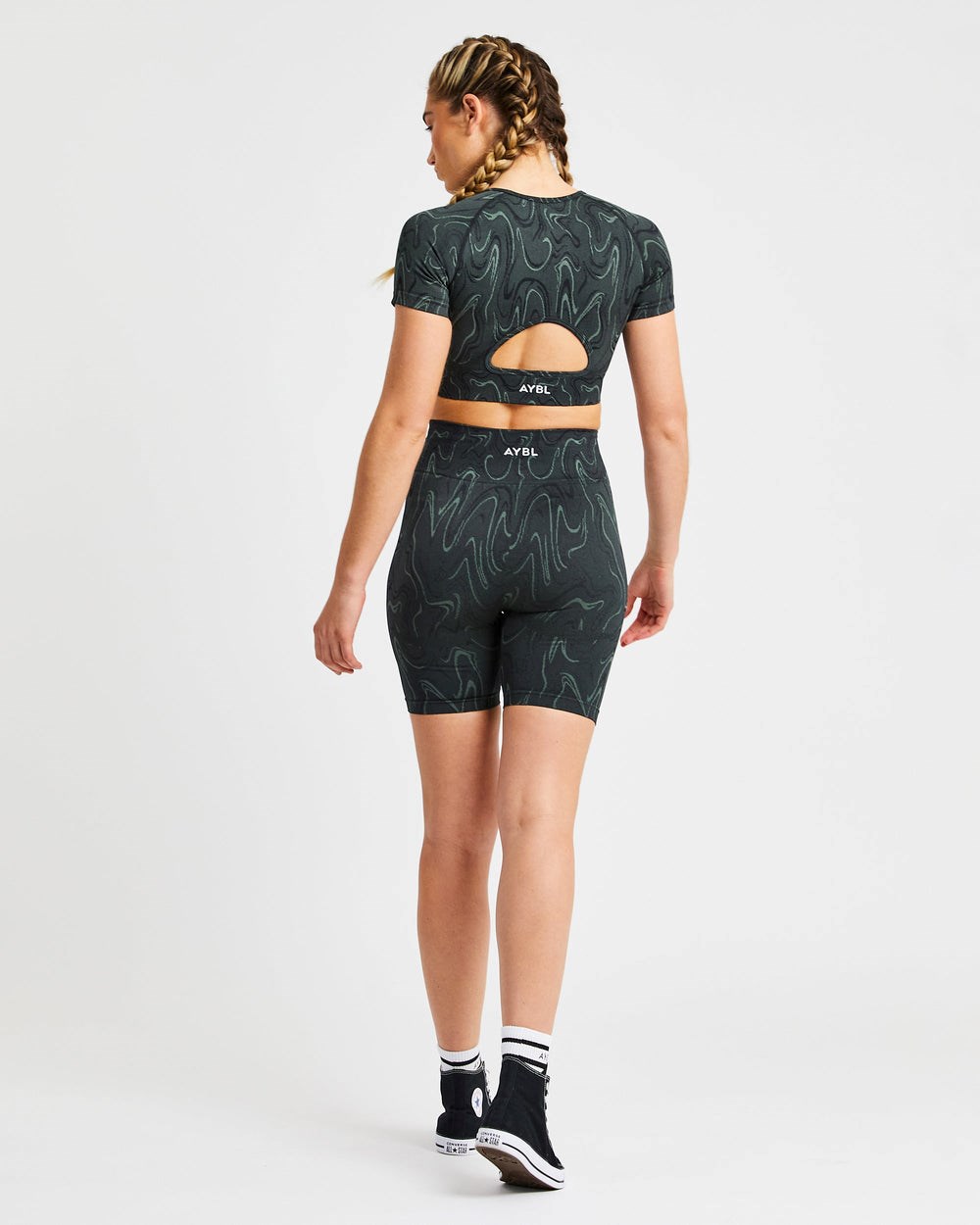 AYBL Velocity Seamless Crop Top Zwart | 9613048-PK