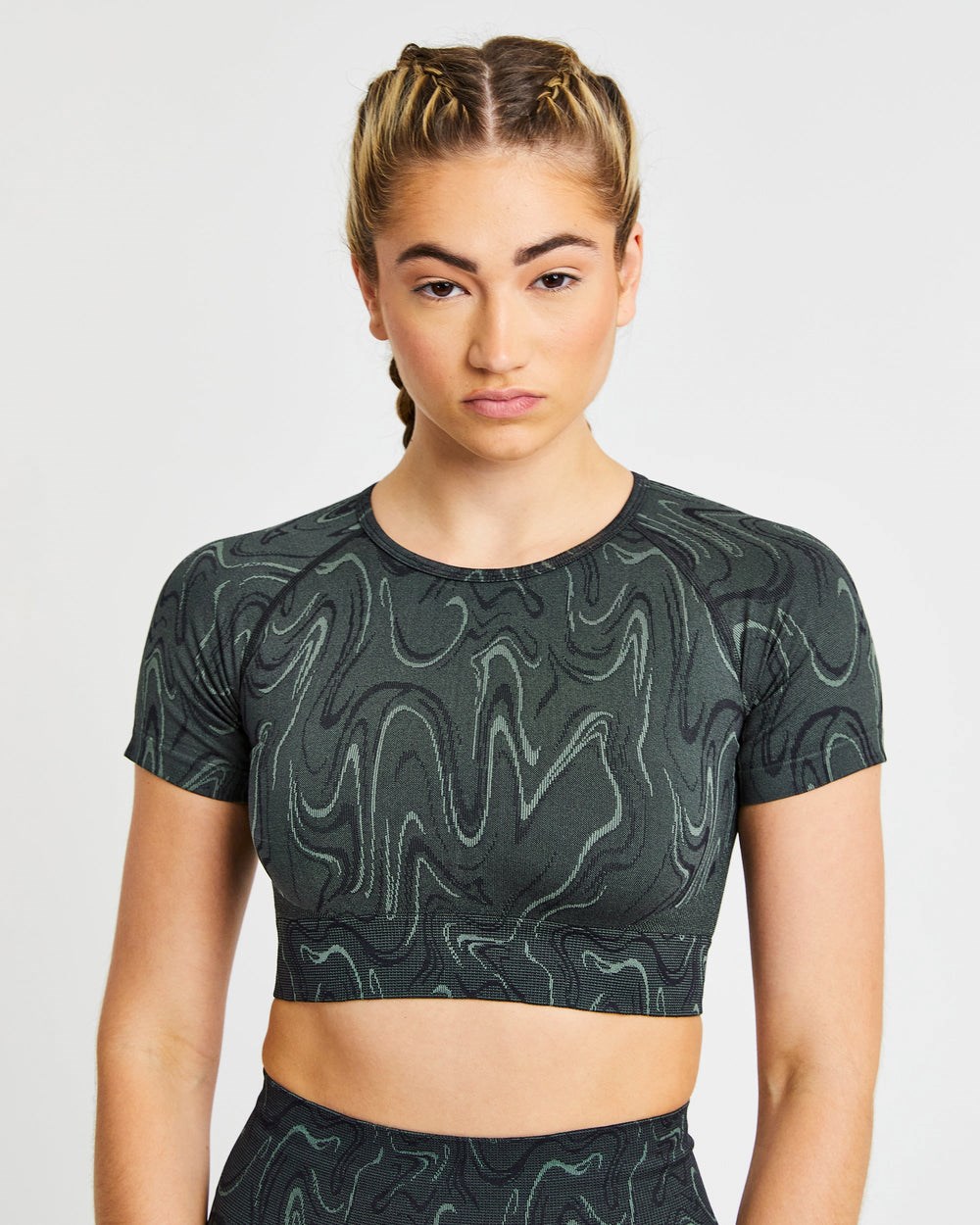 AYBL Velocity Seamless Crop Top Zwart | 9613048-PK