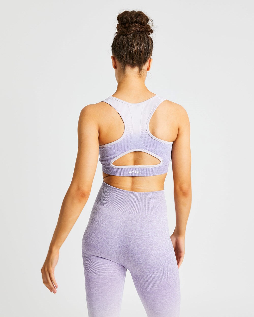 AYBL Pulse Ombré Seamless Sports Bra Lilac | 4598013-IX