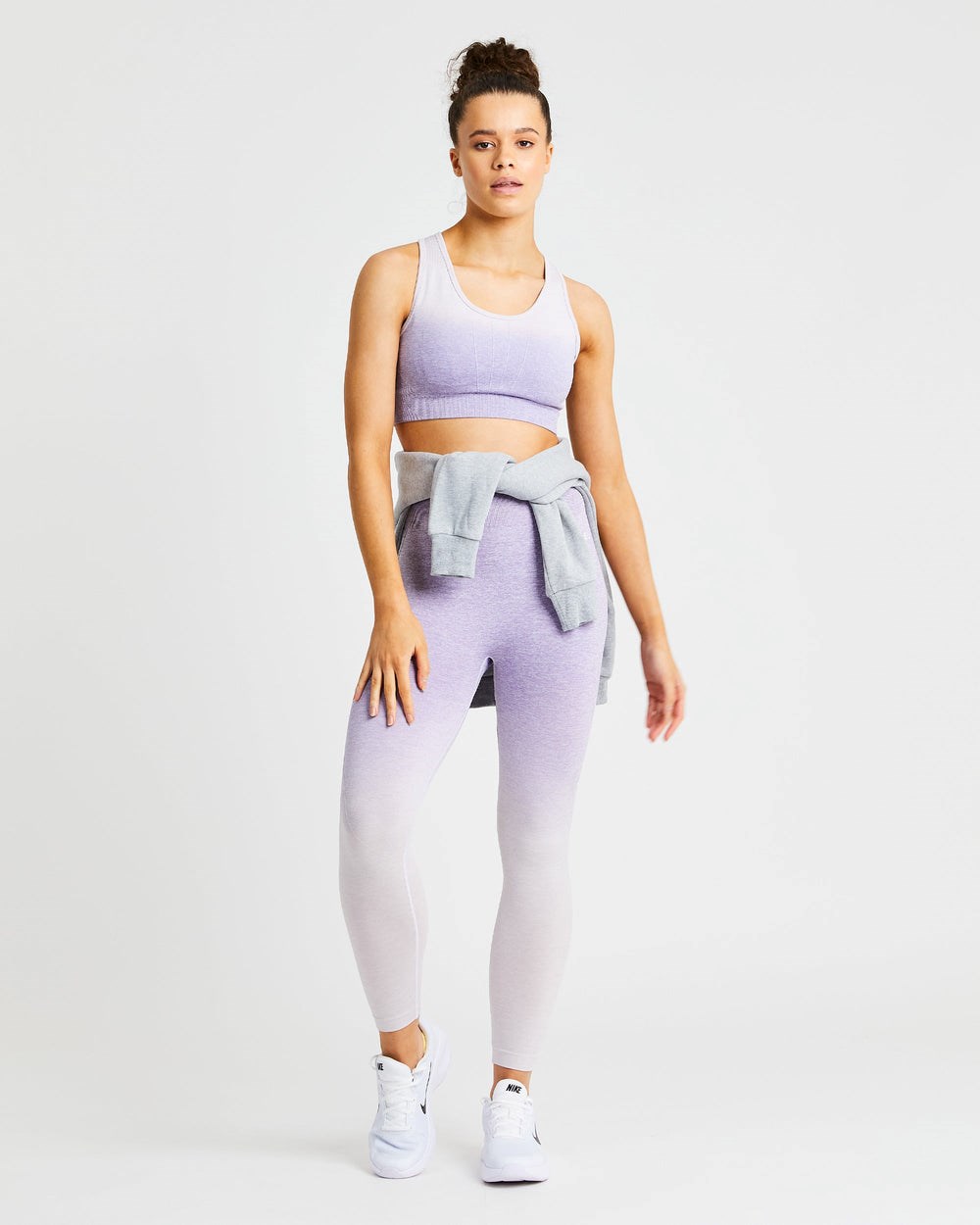 AYBL Pulse Ombré Seamless Sports Bra Lilac | 4598013-IX