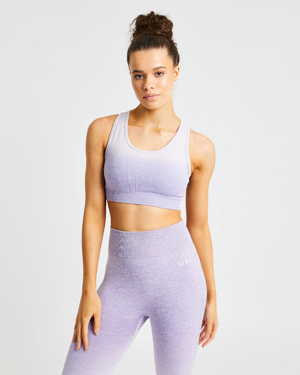 AYBL Pulse Ombré Seamless Sports Bra Lilac | 4598013-IX