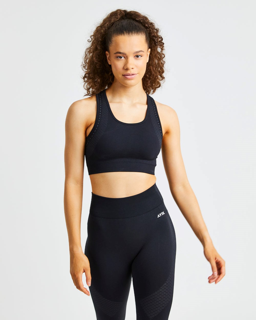 AYBL Ignite Seamless Sports Bra Zwart | 5148603-YJ