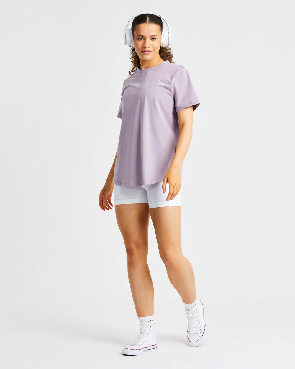 AYBL Everyday Oversized T Shirt Muted Mauve | 5784632-BP