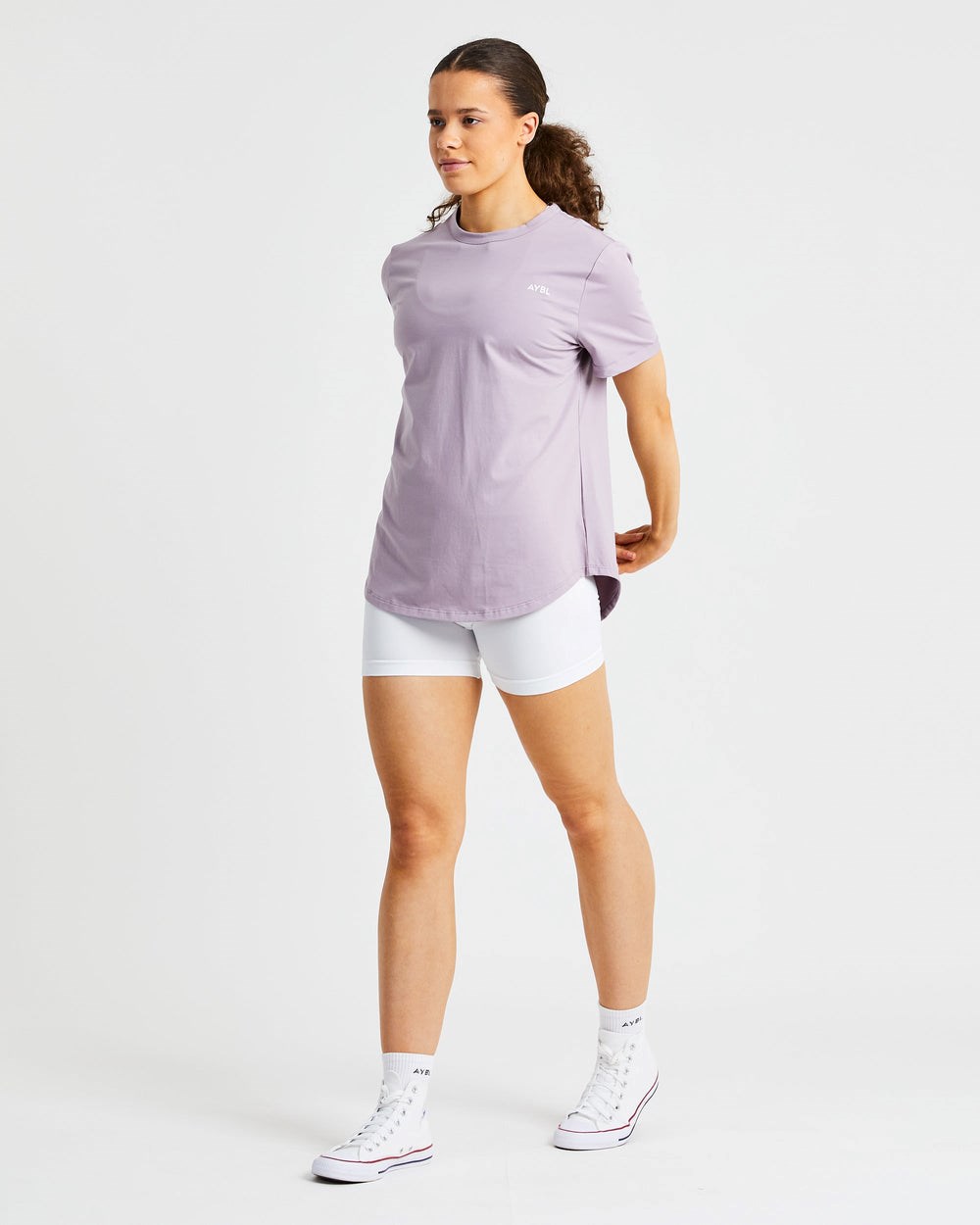 AYBL Everyday Oversized T Shirt Muted Mauve | 5784632-BP