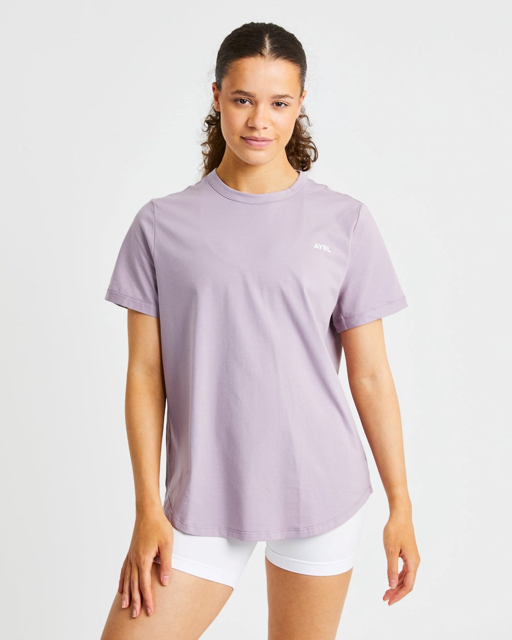 AYBL Everyday Oversized T Shirt Muted Mauve | 5784632-BP