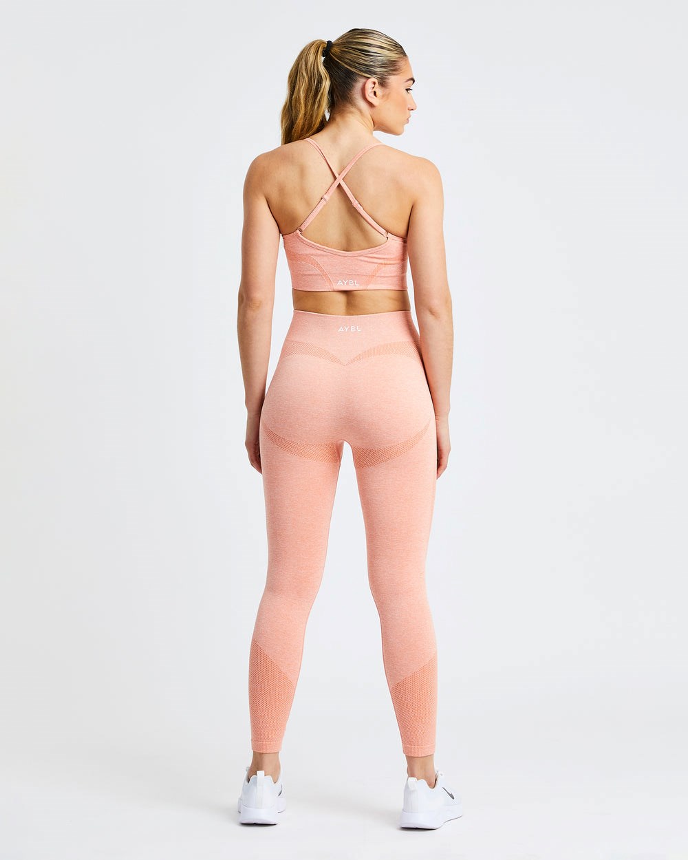 AYBL Motion Seamless Sports Bra Peach Marl | 9203567-FI