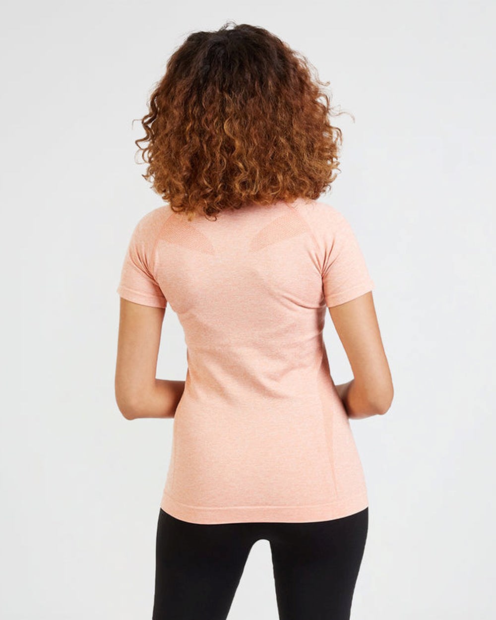 AYBL Motion Seamless T Shirt Peach | 5619743-BW