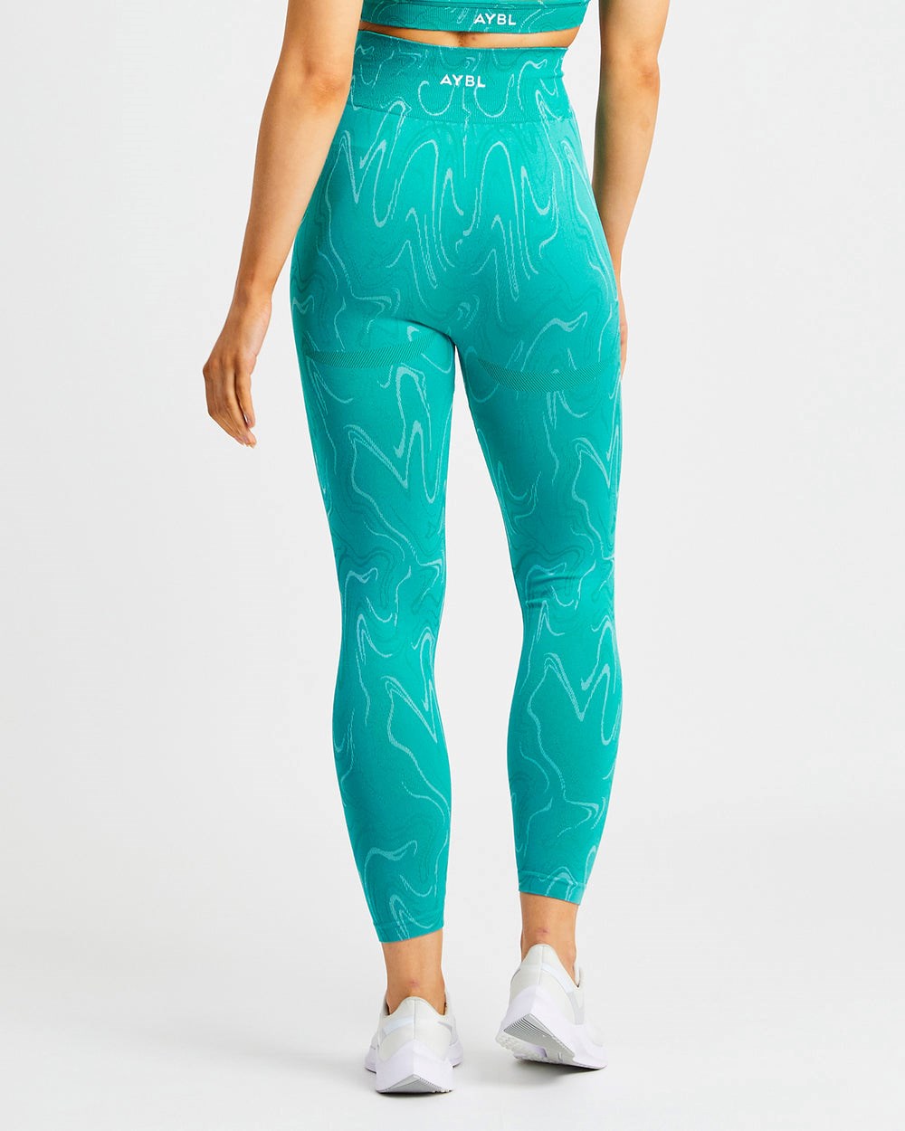 AYBL Velocity Seamless Leggings Turquoise | 9476530-PO