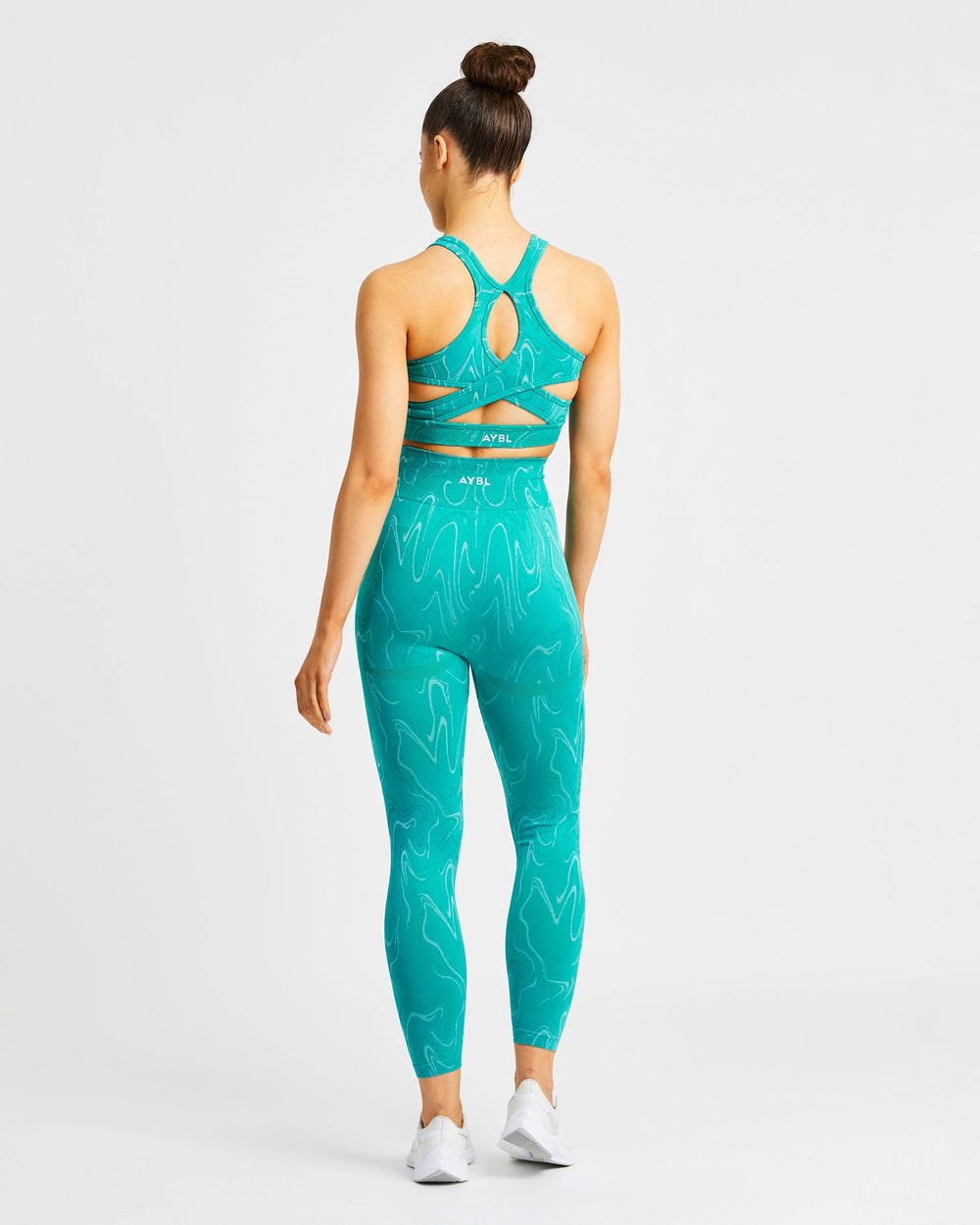 AYBL Velocity Seamless Leggings Turquoise | 9476530-PO