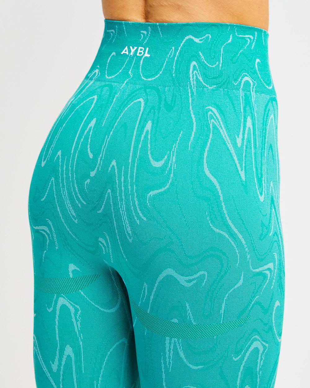 AYBL Velocity Seamless Leggings Turquoise | 9476530-PO