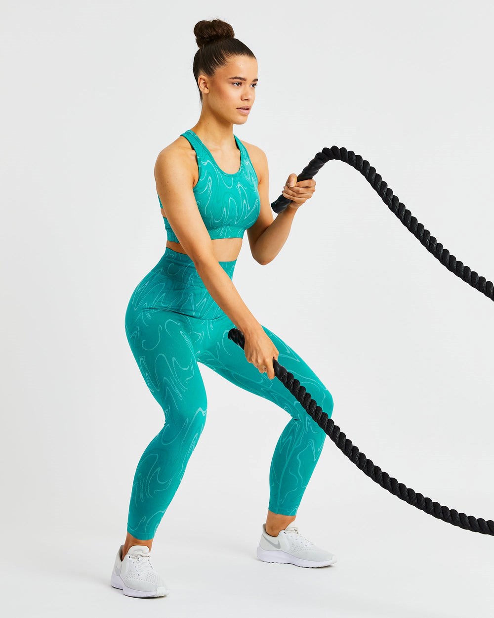 AYBL Velocity Seamless Leggings Turquoise | 9476530-PO