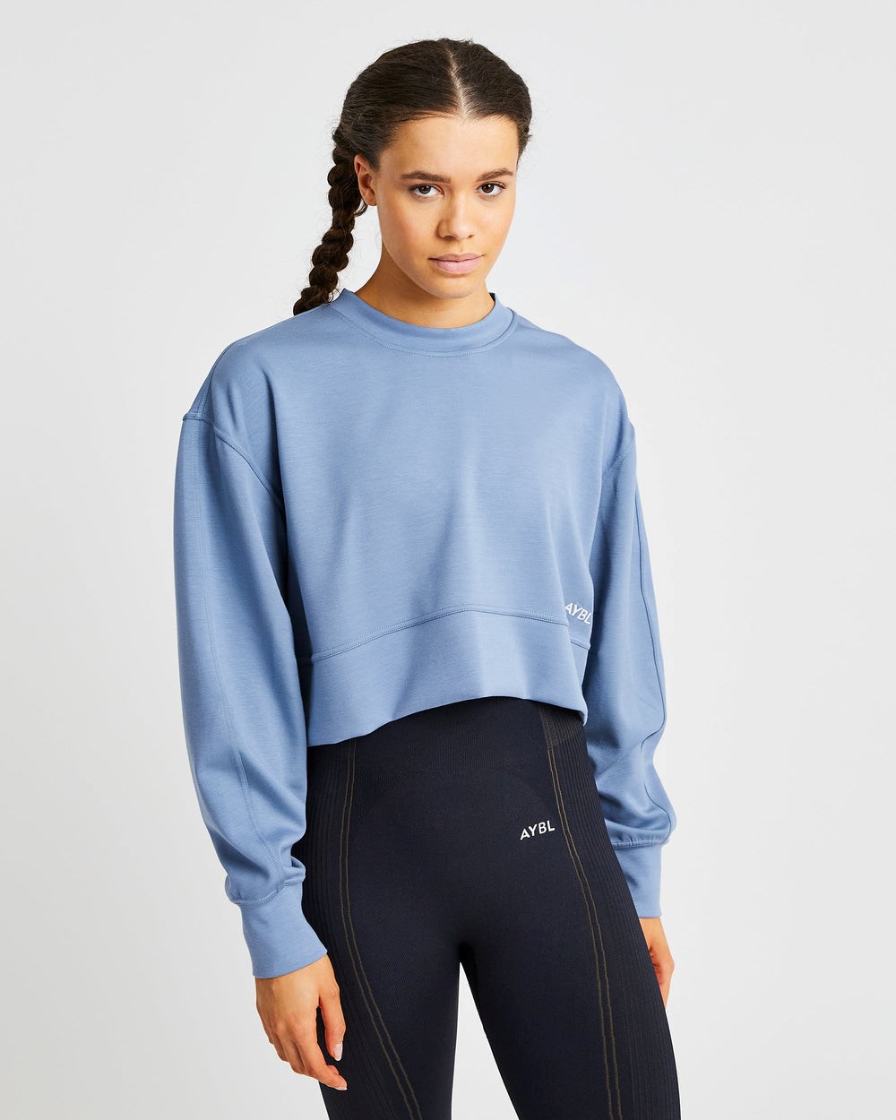 AYBL Oversized Crop Jumper Blauw | 2875630-RM