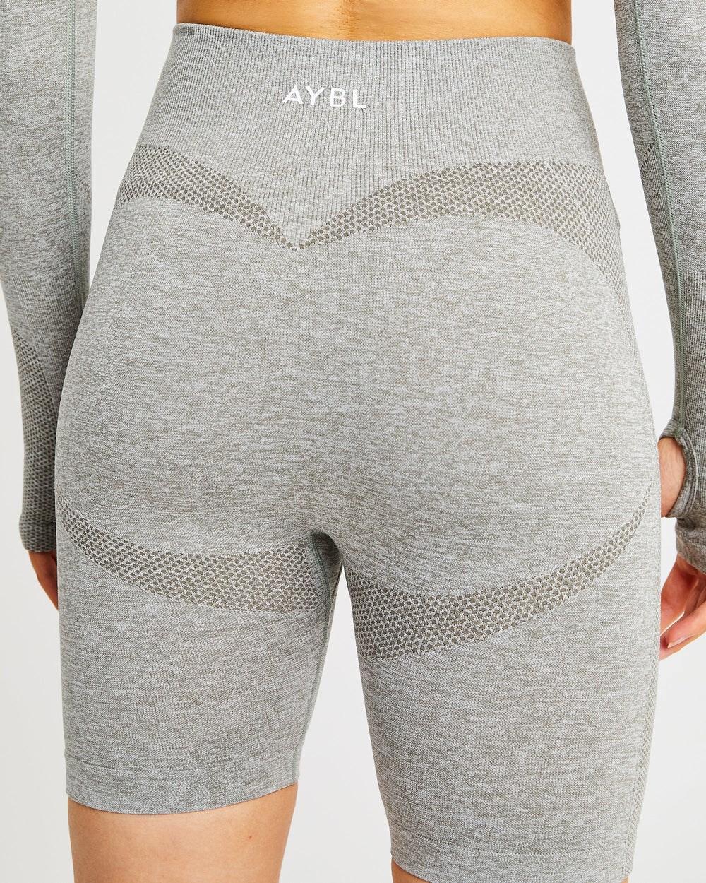 AYBL Motion Seamless Cycling Shorts Khaki | 5728063-RX