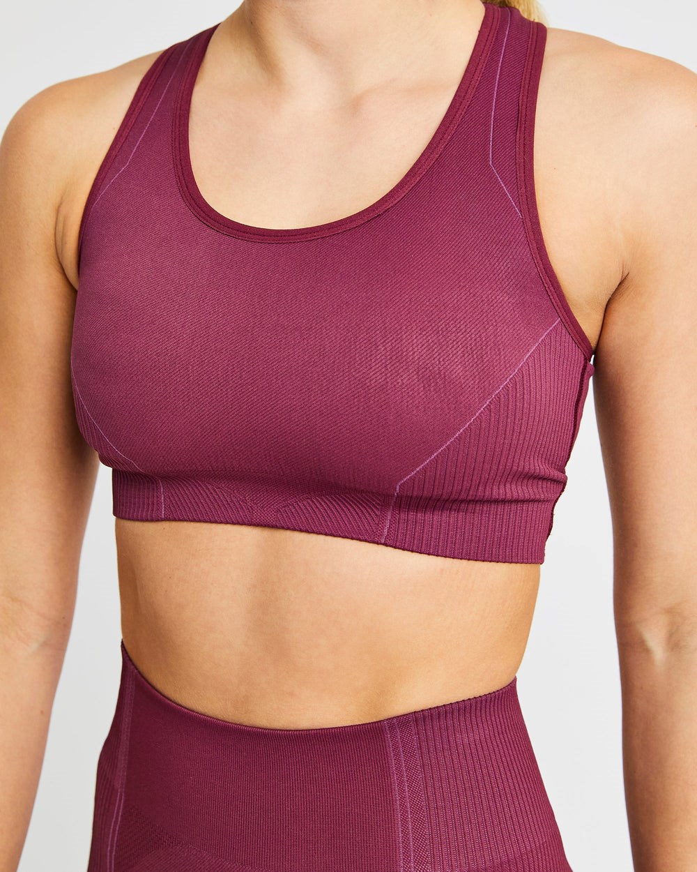 AYBL Reflex Seamless Sports Bra Plum | 6952147-QG