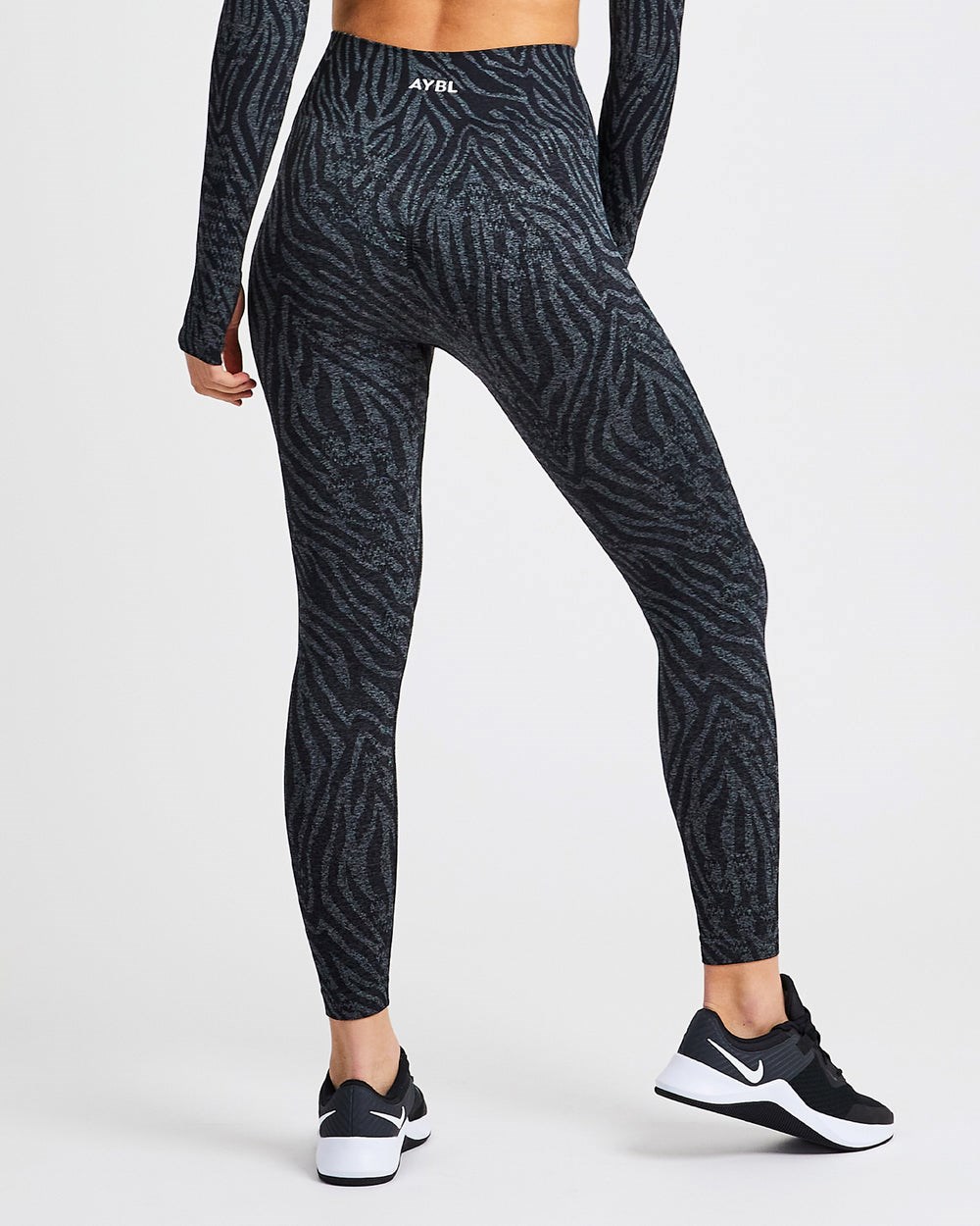 AYBL Evolve Animal Seamless Leggings Zwart | 9410273-QU