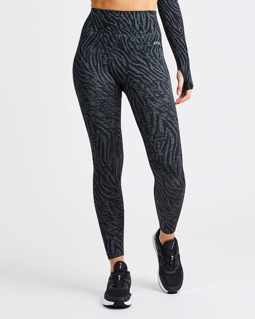 AYBL Evolve Animal Seamless Leggings Zwart | 9410273-QU