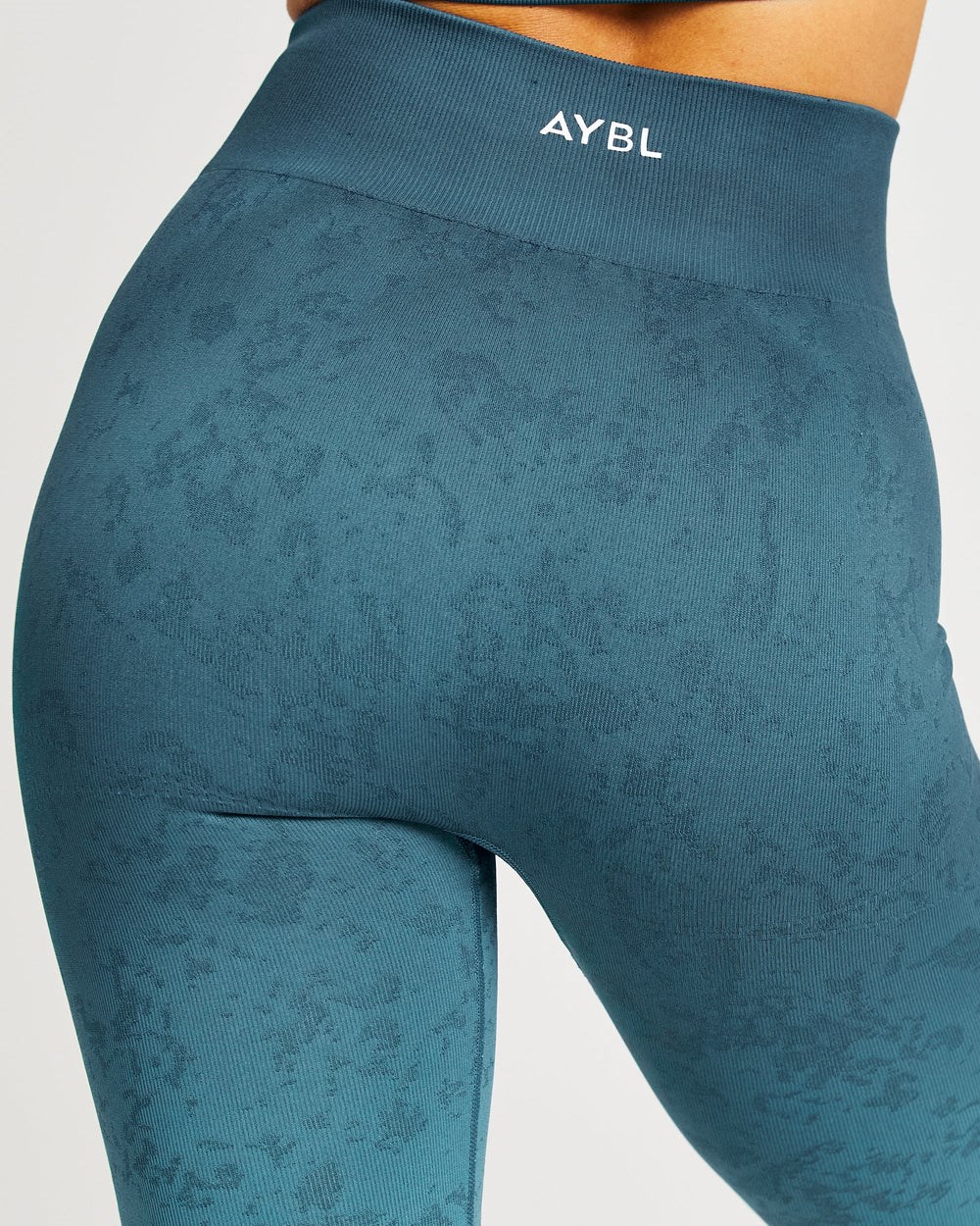 AYBL Flare Seamless Leggings Teal | 3470128-VR