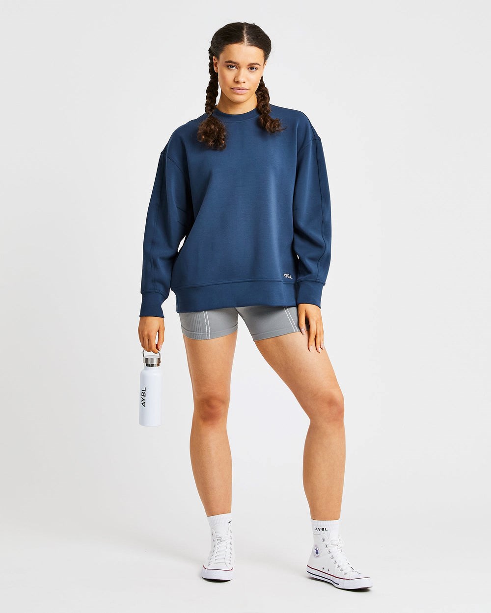 AYBL Oversized Jumper Donkerblauw | 9174038-DC