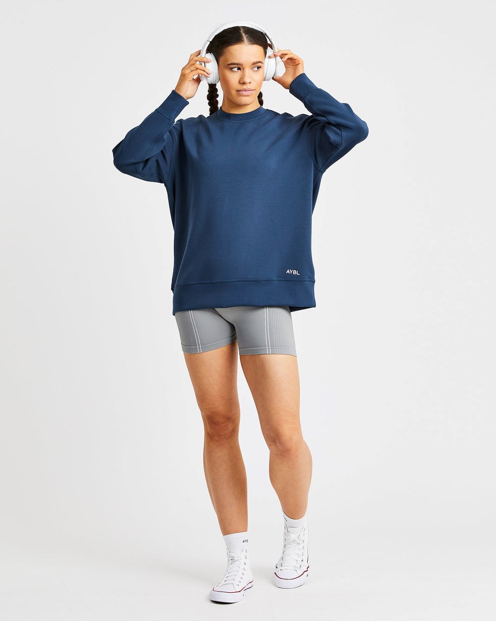 AYBL Oversized Jumper Donkerblauw | 9174038-DC