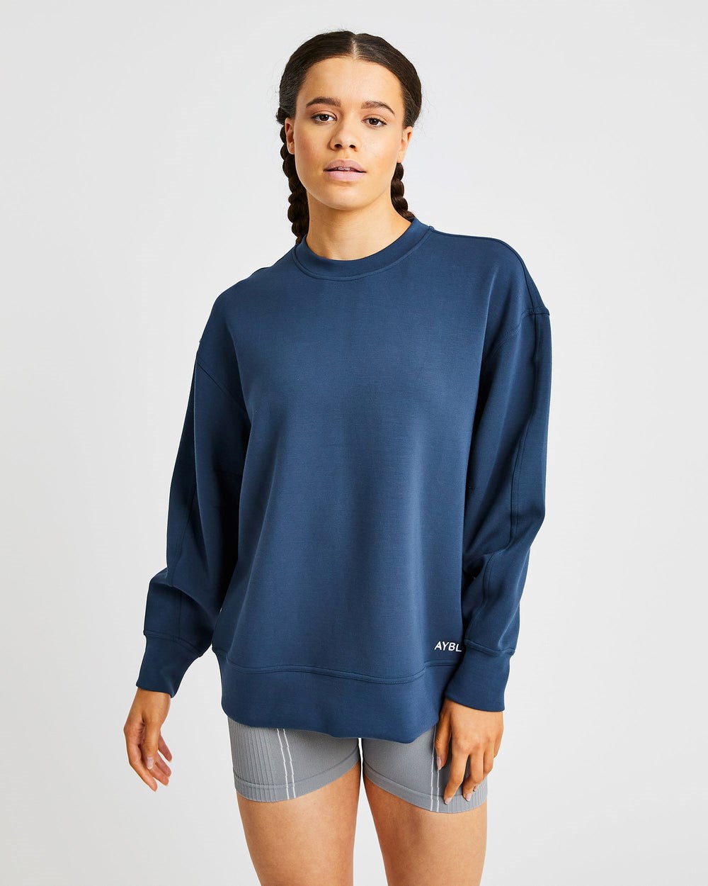 AYBL Oversized Jumper Donkerblauw | 9174038-DC